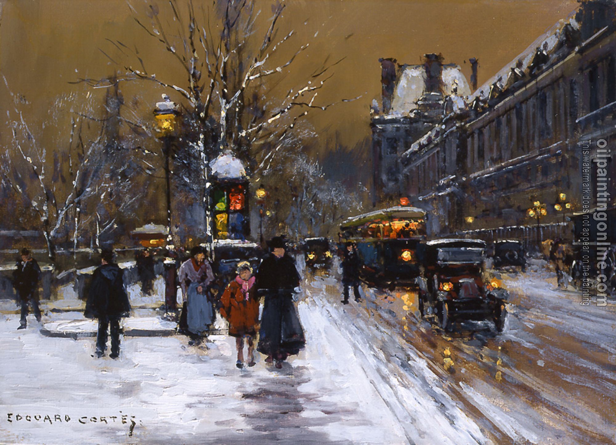 Edouard Cortes - Quai du Louvre